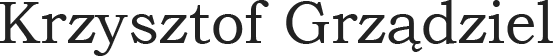 Krzysztof Grządziel